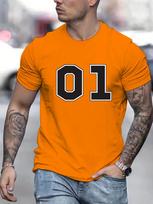 100% medvilniniai marškinėliai apvalia iškirpte vyriški marškinėliai Dukes of Hazzard 01  Generalinis marškinėlis naujausi viršutiniai drabužiai M orange