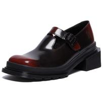 Dr. Martens Oda Madingi Elegantiški Platforminiai Mary Jane Batai 1.5cm Moteriški Batai Juodi Raudoni 32077770 36