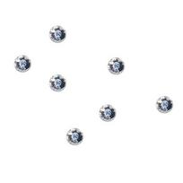 Akrilo akmenukai - kristalai nagų puošybai, 3.5mm, 1vnt