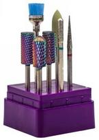 Nail Drill Bits Set 7pcs Tungsten  Carbide Diamond Ceramic  , Mod. DMT-03