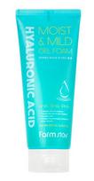 FARMSTAY hyaluronic acid moist & mild gel foam, 200 ml.