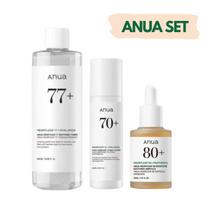 [Anua] Heartleaf Toner 500ml + 70 Daily Lotion 200ml + Moisture Soothing Ampoule 30ml