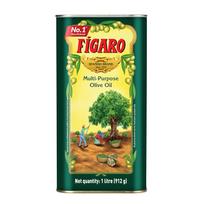 Figaro tyras alyvuogių aliejus, 1 l skardinė, skirtas kasdieniam maisto gaminimui, kepimui ir kepimui orkaitėje, importuotas iš Ispanijos, pasižymintis sodriu skoniu ir universaliu naudojimu.