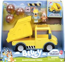 Bluey - Bluey's Dump Truck with Exclusive Hard-Hat Bluey and Muddy Bingo Figures - (90317)