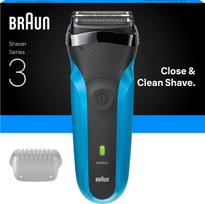 Braun - Series 3 Electric Shaver, Wet & Dry, 310S - Blue