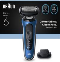 Braun - Series 6 Electric Shaver +1 Attachment - Blue