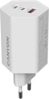 Canyon charger HEXAGON 65 GaN 65W 2xPD 1xQC EU White
