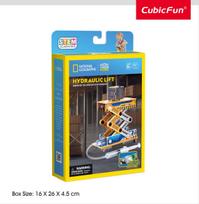 Cubic Fun National Geographic 3D-palapeli "Hidraulinis Keltuvas"