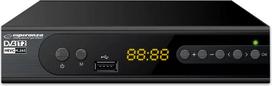 Esperanza EV106P Digital DVB-T2 H.265/HEVC tuner, Black