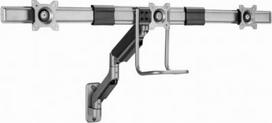 Gembird MA-WA3-01 Adjustable wall 3-display mounting arm, 17”-27”, up to 6 kg