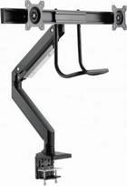 Gembird Mounting arm 2 monitors 17-32 inch 8kg