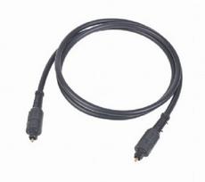 Gembird Toslink, 1m garso kabelis Juoda