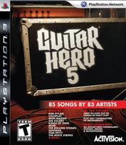 Guitar Hero 5 Standalone music CD for PS3