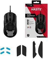 HyperX Pulsefire Haste – žaidimų pelė – itin lengva, 59 g, korio apvalkalas, šešiakampis dizainas, „HyperFlex“ laidas, iki 16 000 DPI, 6 programuojami mygtukai