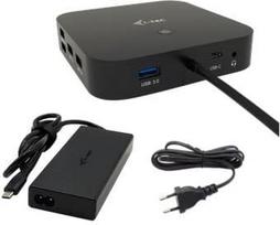 I-Tec Docking Station USB-C HDMI Dual DP Docking Station Power Delivery 100 W + i-tec Universal Charger 100 W