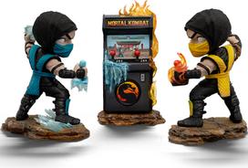 Iron Studios & Minico Mortal Kombat - Scorpion Vs Sub-zero Arcade Set Minico Figures