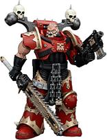 JOYTOY - Warhammer 40k World Eaters Khorne Berzerker with Eviscerator Chainsword 1/18 Figure (13 cm)