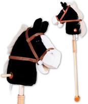 Knorrtoys 40102 Blacky horse on a stick (Arklys ant lazdos)