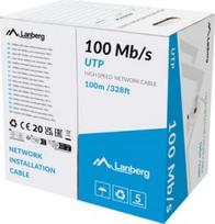 Lanberg Cable LAN UTP 100MB/S CCA wire 100M grey