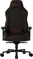 Lorgar Ace 422, Gaming chair, Anti-stain durable fabric, 1.8 mm metal frame, multiblock mechanism, 4D armrests, 5 Star aluminium base, Class-4 gas lift, 75mm PU casters, Black + red