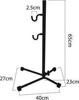 Maclean Bicycle Service Floor Mount Steel Adjustable Height 20kg MTB Bikes Wheels up to 27.5"