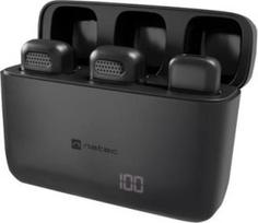 Natec Hopper Black Lavalier/Lapel microphone
