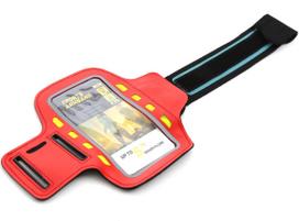 Platinet armband Sport LED, red (43708)