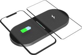 Platinet wireless charger 2x10W PWCDB