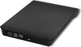 Qoltec External DVD RW recorder USB 3.0, Black