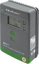 Qoltec Solar charge controller MPPT 20A,12V 24V,2xUSB