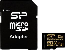 Silicon Power Memory card microSDHC High Endurance 32GB V30 UHS-1 U3 A1 24/7 + ADAPTER microSD-SD