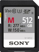 Sony memory card SDXC 512GB M-Series UHS-II C10 U3 V60