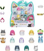 Squishmallows SQUISH-A-LONGS Herojai, 14 vnt., 2,5 cm