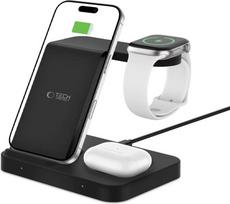 Tech-Protect wireless charger A37 3in1 QI15W, black