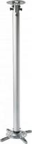 Techly Arm for projector 110-190cm ceiling, 15kg, silver