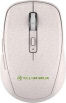 Tellur Green Wireless Mouse Nano Reciever Creame