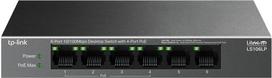Tp-Link LiteWave LS106LP network switch Unmanaged Fast Ethernet (10/100) Power over Ethernet (PoE) Black