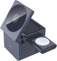 XO wireless charging station 3in1 CX027 QI2 15W, black