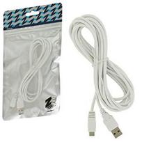 ZedLabz 3M USB Charge Cable White  WiiU