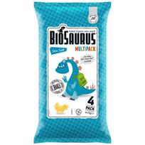 Mc LLOYD „BioSaurus“ be glitimo jūros druskos kukurūzų traškučiai – 15 g x 4