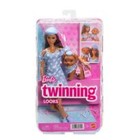 Lėlės ir šunelio rinkinys Barbie Twinning Looks JFP38