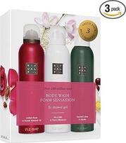 RITUALS "The Ritual of Sakura", "The Ritual of Ayurveda" ir "The Ritual of Jing" putojantis dušo gelis, vertinga pakuotė 3 x 200 ml