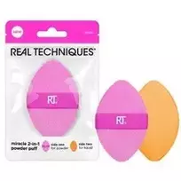 "Real Techniques Miracle 2-In-1 Powder Puff" - daugiafunkcinė pudra ir skystis, 0 ml