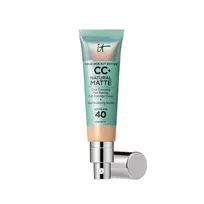 „It Cosmetics“ „CC Natural Matte“ kreminis makiažo pagrindas su SPF 40, atspalvis „Light“, 32 ml