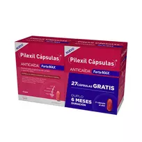 PILEXIL FORTE MAX kapsulės nuo plaukų slinkimo, pakuotė 2 x 90 u