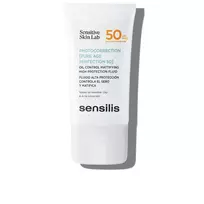 Sensilis Photocorrection Pure Age Perfection 50 Fluid SPF 50 Mattifying and Protecting with Azeloglycine and Prebiotics Suitable for Sensitive Skin Oily or Acne Prone 40ml