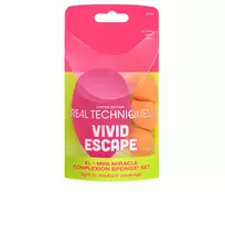 VIVID ESCAPE XL + MINI MIRACLE COMPLEXION SPONGE ESTUCHE 4 pz