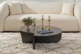 Kavos staliukas, Hanah Home, Orion, antracitas, 90 x 30 x 60