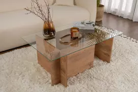 Kavos staliukas, Hanah Home, Vetrino, Atlanto pušis, 105 x 40 x 65