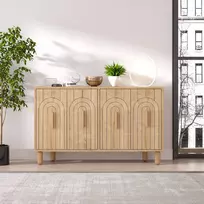 Konsolė, Hanah Home, Tigras, Saphire Oak, 120 x 73,6 x 29,6